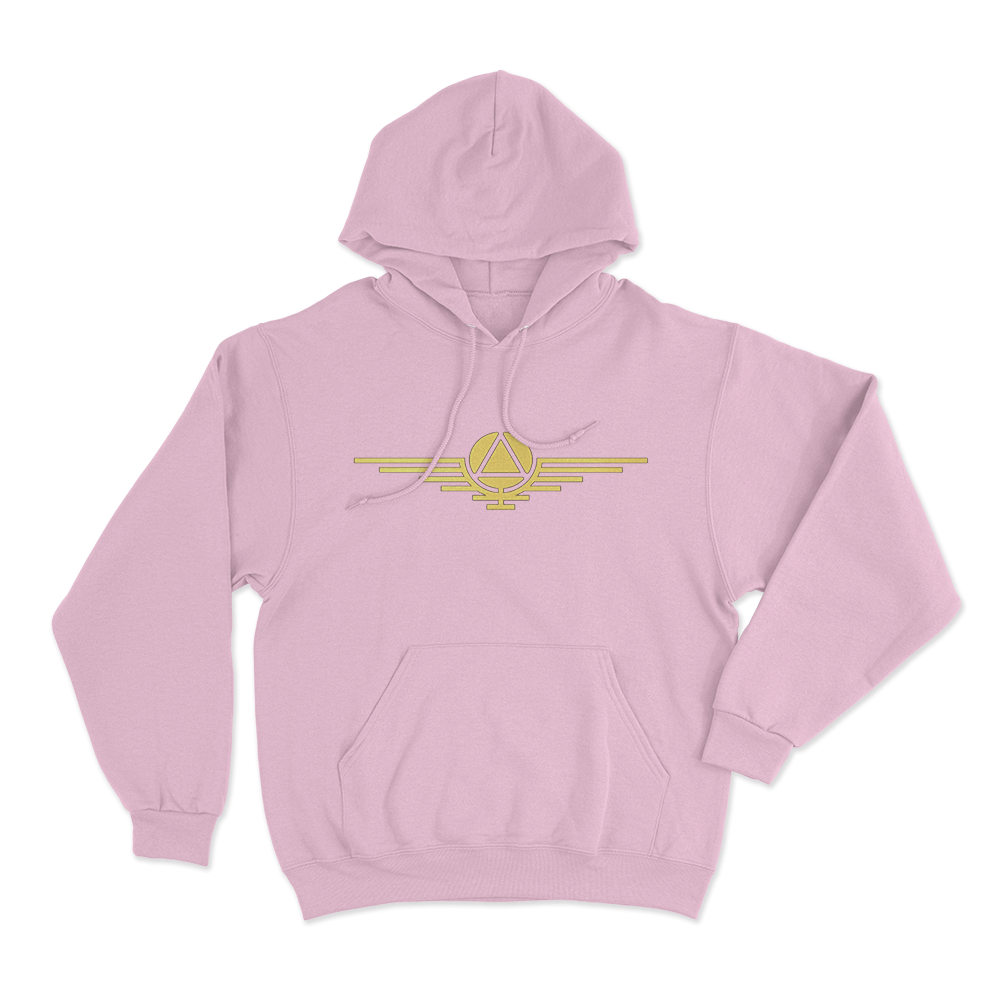 Gold Sigil Unisex Hoodie Pink Gold Sigil Unisex Hoodie Pink