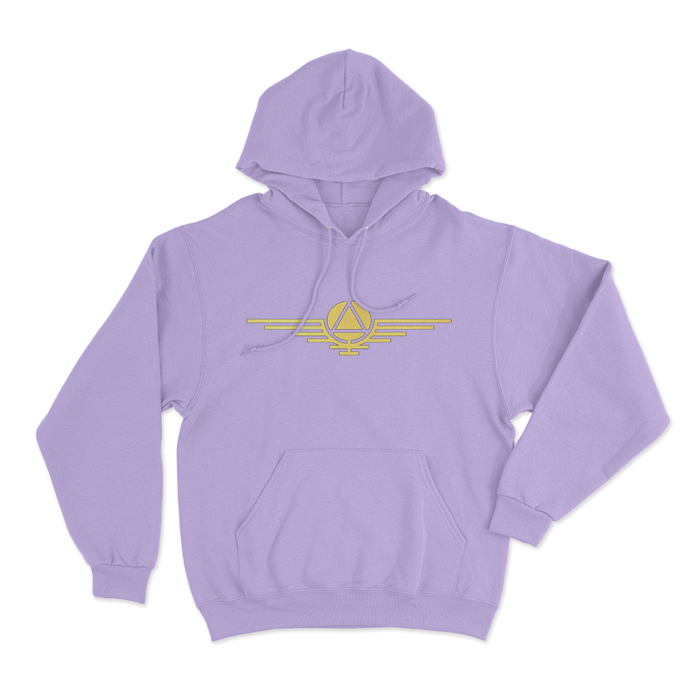 Gold Sigil Unisex Hoodie Purple Gold Sigil Unisex Hoodie Purple