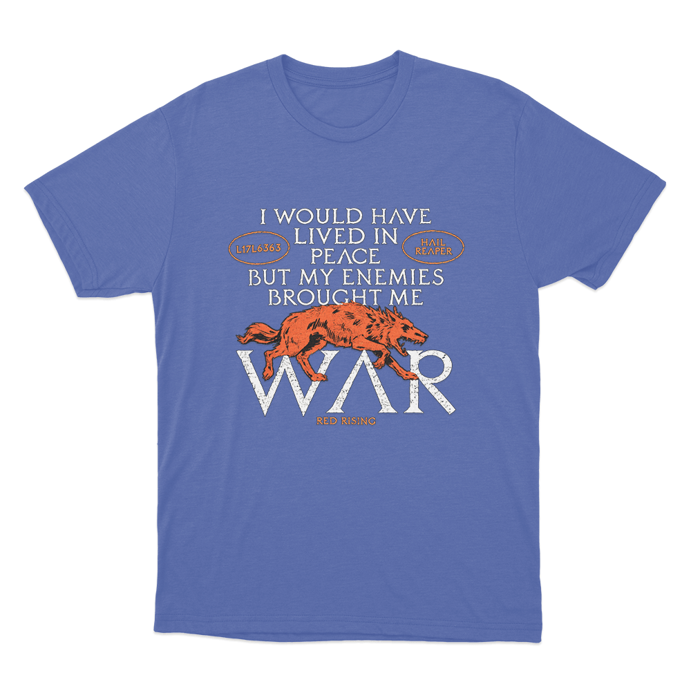 Lived In Peace Unisex T Shirt Blue Lived In Peace Unisex T Shirt Blue