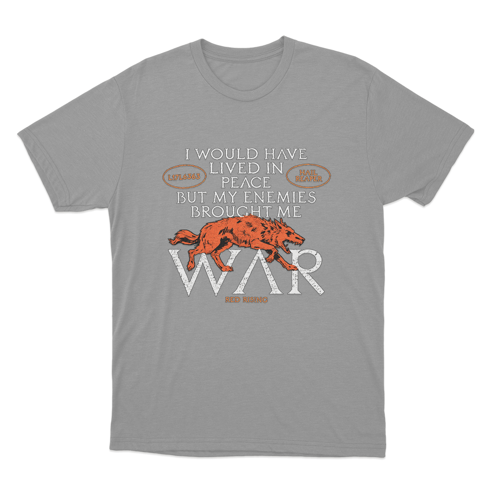 Lived In Peace Unisex T Shirt Grey Lived In Peace Unisex T Shirt Grey