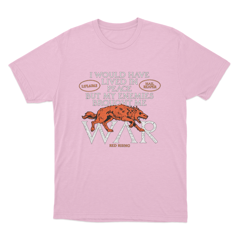 Lived In Peace Unisex T Shirt Pink Lived In Peace Unisex T Shirt Pink