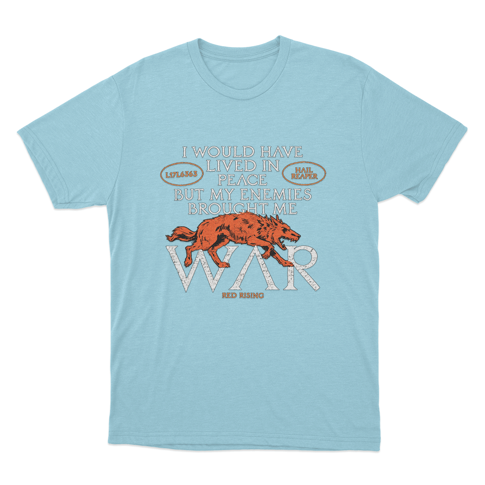 Lived In Peace Unisex T Shirt Sky Blue Lived In Peace Unisex T Shirt Sky Blue