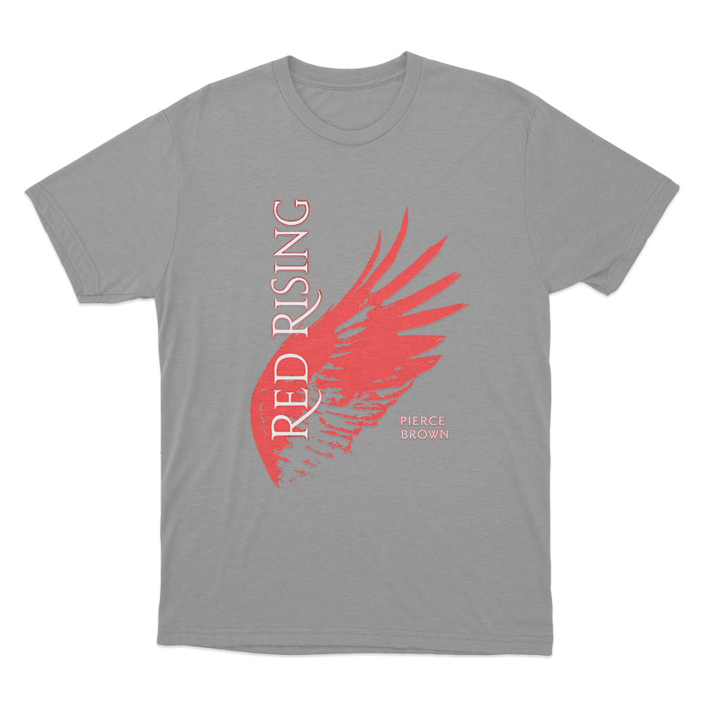 Red Rising Cover Unisex T Shirt Grey Red Rising Cover Unisex T Shirt Grey