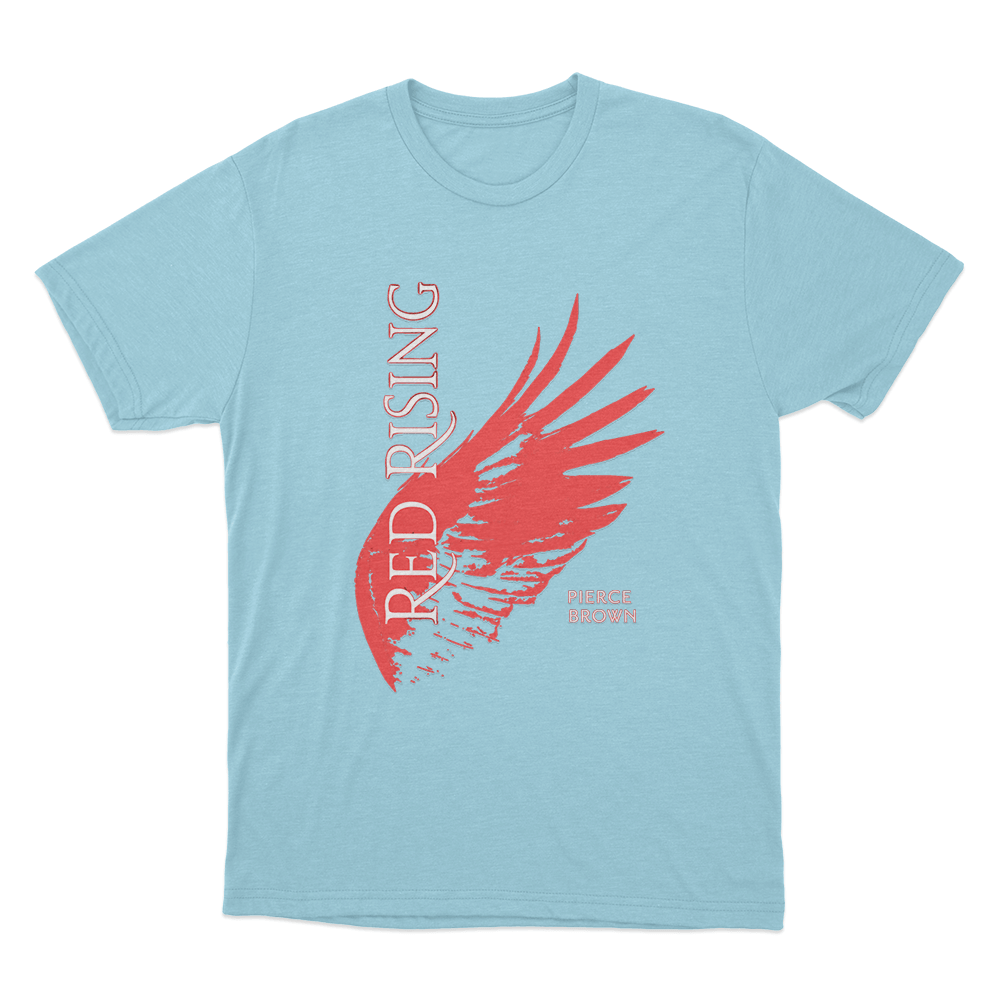 Red Rising Cover Unisex T Shirt Sky Blue Red Rising Cover Unisex T Shirt Sky Blue