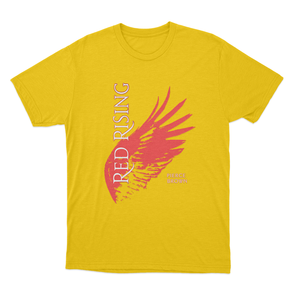 Red Rising Cover Unisex T Shirt Yellow Red Rising Cover Unisex T Shirt Yellow