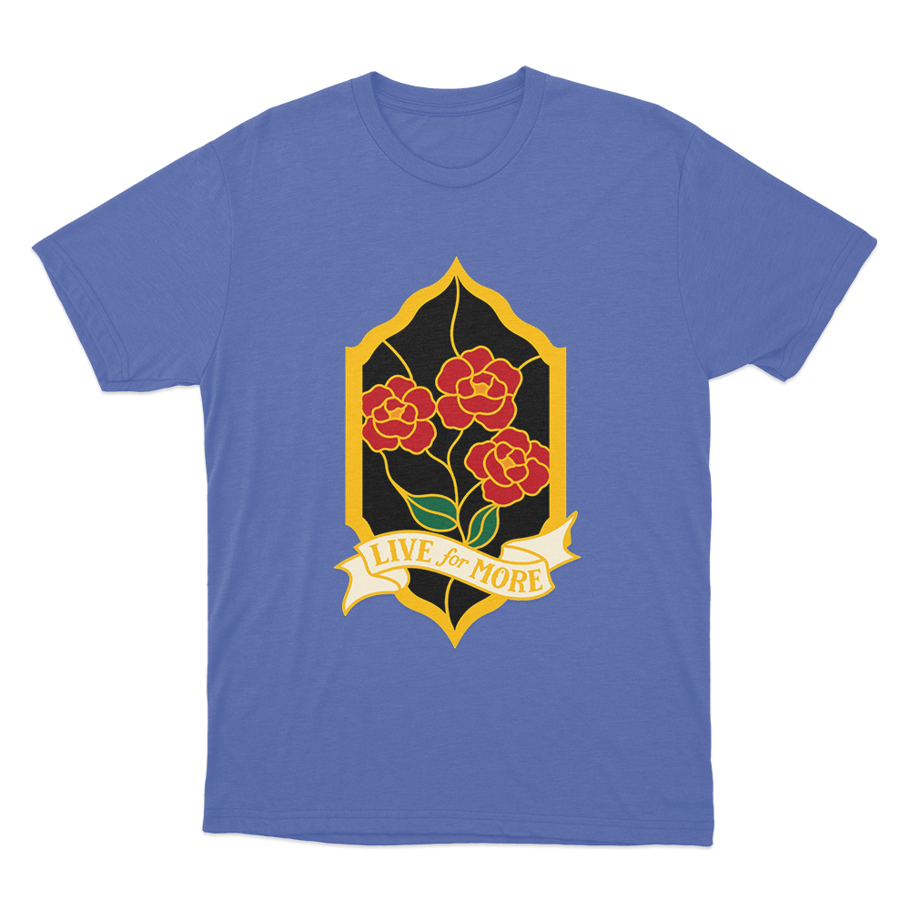 Red Rising Live For More Crest Unisex T Shirt Blue Red Rising Live For More Crest Unisex T Shirt Blue