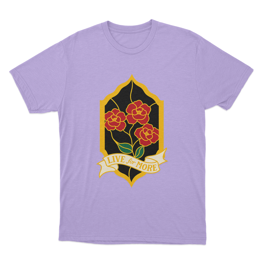 Red Rising Live For More Crest Unisex T Shirt Purple Red Rising Live For More Crest Unisex T Shirt Purple