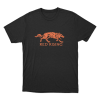 Red Rising Wolf Unisex Unisex T Shirt Black